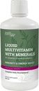 Terra Harmony Liquid Multivitaminici per Donne & Uomini (Tropical Berry Flavor) - 30+ Vitamine Liquide, Minerali & Organic Antioxidant Blend - Mattina Multivitamina per Supporto e Energia Immune - 32 Fl Oz