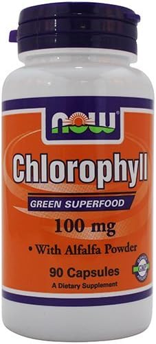 NOW Foods Klorofil - 100 mg - 90 kapsul