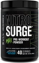Jacked Factory Nitrosurge Max Visoka zmogljivost Pre Workout Powder - Pre Workout w/Nootropne sestavine za intenzivno fokus, Črpalke, gladka energija, vzdržljivost - 40 Servisi, Electric Blue Raspberry