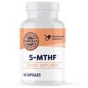Vimergy 5-MTHF Capsules – 60 Servings (1 Capsule/Serving) 8500mcg L-Methylfolate Glucosamine and 500 mcg Vitamin B12 Supplement –Bioavailable Folate Supplement for Women and Men Vegan 5 mthf (60 ct)