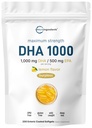 Omega 3 Fish Oil DHA Supplements 1000mg with EPA 500mg, 200 Softgels – Lemon Flavored, Burpless (Enteric Coated) | Deep Sea Fresh Fish, Wild Caught from Norwegian Waters | Mercury Free