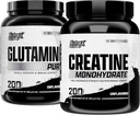 Nutrex Research Creatine Monohydrate Powder 200 Serv ' L Glutamine Powder 200 Serv Bundle