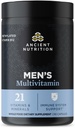Ancient Nutrition Multiвитамини за мъже, Multi Men's, Витамин D, C, E, B12, Цинк, Магнезий, Подпомага здравето на имунната система и костите, 90 Ct