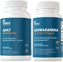 Dr. Tobias Adult Multivitamíny a Ashwagandha kapsule, Podpora Celková Wellness & Vyvážená energia a odolnosť, Vegan, non-GMO