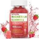 Magnesium Glycinate Gummies 800mg per tarjoilu, sokeriton magnesiumlisä magnesiummalaatin, kalsiumin, D3-vitamiinin, B6-vitamiinin, CoQ10 rauhoittaa tukea ja nukkua aikuisille