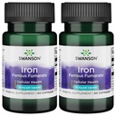 Swanson Iron (Ferrous Fumarate) - Mineral Supplement Promoting Energy Support - High-Concentration Formula Assists in Oxygen Delivery & Fatty Acid Metabolism 60 Sgels (2 Pack)