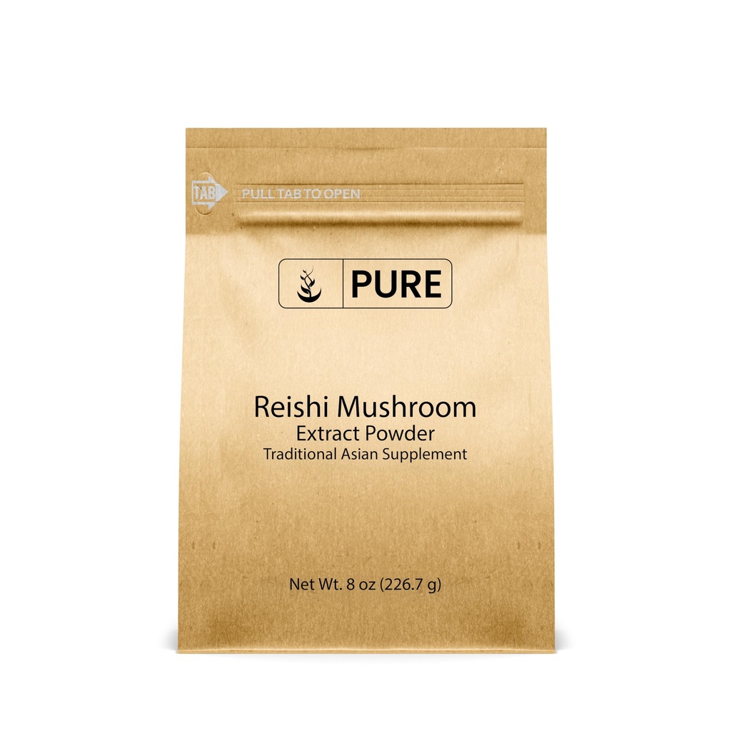 PURE ORIGINAL INGREDIENTS Reishi Mushroom (8oz) Lingzhi, Traditional Supplement, Non-GMO, Lab-Verified