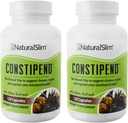 Naturalslim Magnesium Oxide - Constipend for Constipation Relief, Colon Cleanser & Stool Softeners for Women & Men with Magnesium Citrate, Aspartate, & Olive Extract - 120 Vegetable Capsule 2 Pack