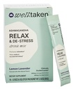 Ashwagandha Relax & De-Stress Powder - Lemon Lavender 14ct Box - 600mg Ashwagandha, 200mg L-Theanine, Holy Basil – Supports Stress, Relaxation – Vegan, No Added Sugar - 14 Servings