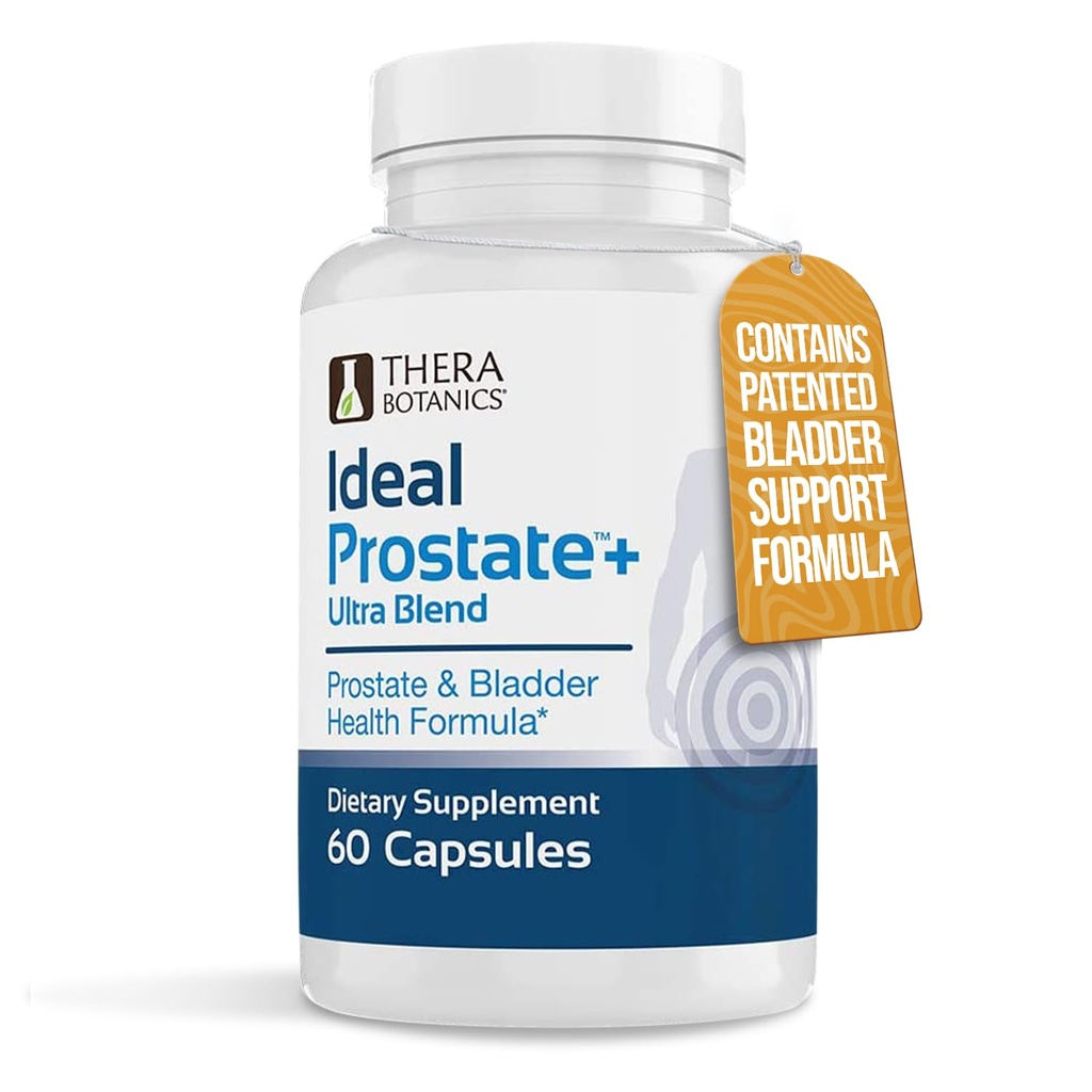 Advanced Men's Prostate Support by Ideal Prostate Plus Ultra with Reishi Mushroom, Saw Palmetto, Lycopene and More for Natural Relief