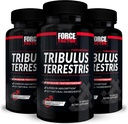 FORCE FACTOR Tribulus Terrestris for Men, 3-Pack, Tribulus Testosterone Booster for Men, Male Vitality Supplement, Tribulus Extract & Natural Ingredients for Superior Absorption, 1000 мг, 180 капсул