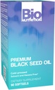 Bio Nutrition Black Seed Oil Premium 90 Softgels | Cold Pressed  & Hair " Skin