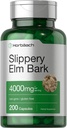 Horbäach Slippery Elm Bark Kapsle 124; 200 Počet 124; Non- GMO & gluten zdarma