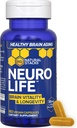 La vida de Neuro Longevitat suplementari - 500 mg Taurine i 400mmg Berberine suplementari - Clinicament Tested Mito Mi-gothioneine - Suport cerebral per a Cognitive Vitality - 60 Berberine Capsule