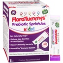 FloraTummys Probiotics for Kids: 30 Taste-Free Powder Packets, Free of Food Allergens, Non-Dairy, Gluten Free, Sugar Free, Non-GMO, Vegan