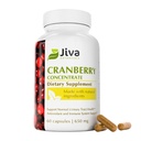 Jiva Botanicals Concentrated Cranberry Supplement - 650 mg Cranberry Powder Extract Pills for Women - High Potency for Normal Urinary Tract Health - 60 Capsules (Pack of 1)