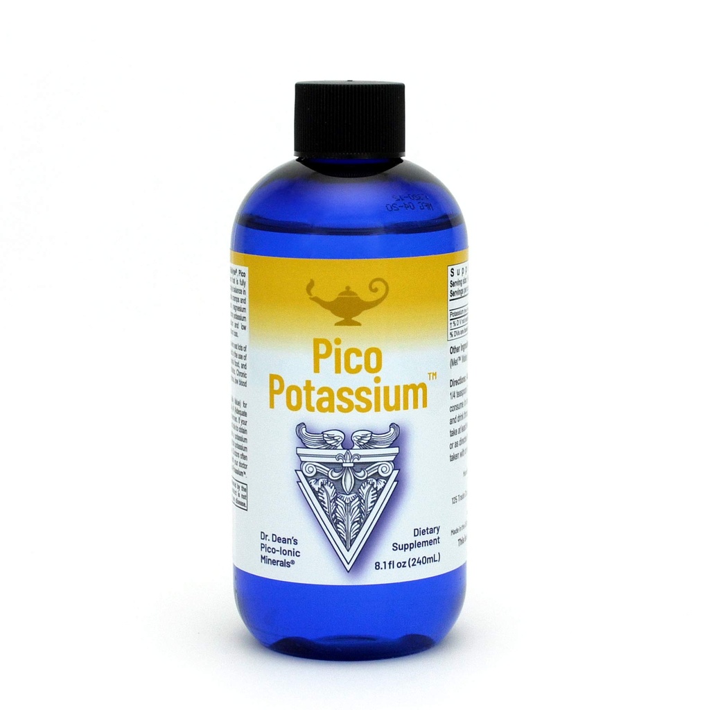 RnA ReSet Pico Potassium – Liquid Potassium Supplement for High Absorption, 8.1 Fl Oz (1-Pack) NSF Contents Certified, Heart Health, Muscle Function, Brain Health, Hydration