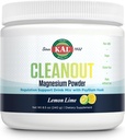 KAL Cleanout Magnésio Plus Psyllium Husk Powder - Limão - Óxido de magnésio com fibra Suplemento - Regulamento Suporte Drink Mix - Sem açúcar - 60 dias de garantia, 40 Servings, 8.5 OZ