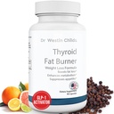 Dr. Westin Childs Thyroid Fat Burner - Fast Acting Thermogenic Weight Loss Supplement for Women & Men with Hypothyroidism, Hashimoto's & Hyperthyroidism for Waist Trimming, Bloating, 30 Servings