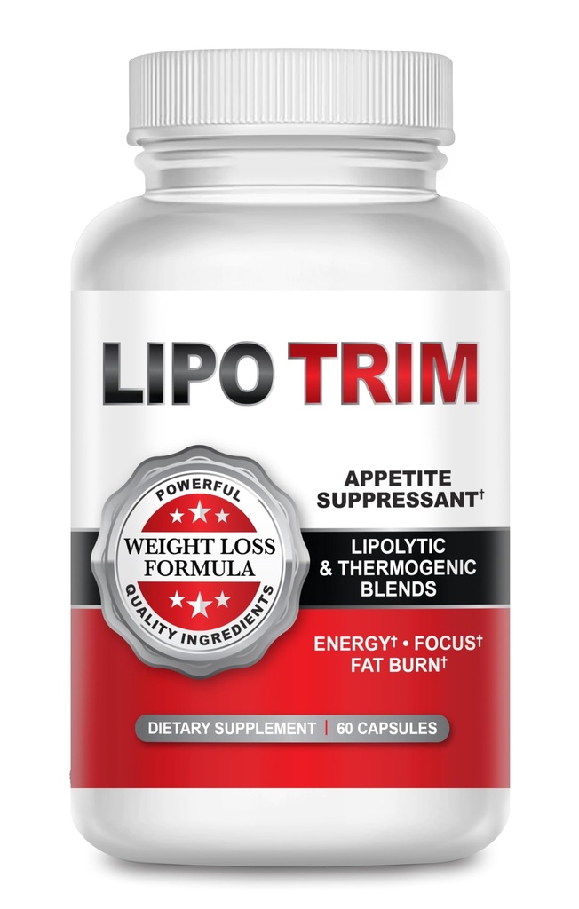 Lipo Trim- Advanced Lipogenic Thermogenic Diet Pills – Boost Energy, Enhance Focus, and Accelerate Fat Loss- 60 Fast Acting Appetite Suppressant Capsules