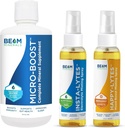 Beam Minerals Micro-Boost Humic Mineral Mešanica in Insta-Lytes Naravni tekoči elektroliti 2oz in Happy-Lytes Fluvic Elektrolit Misting Spray 2oz