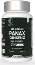 Panax Ginseng Capsule 500 MG 个人服务能源、记忆和脑健康支助,非GMO(60 Capsule包)
