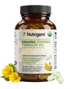Organic Evening Primrose Oil Supplement, 940 mg 100% Pure with 10% GLA, High Absorption Liquid Organic Capsules, Promotes Women's Health & Skin Health, Cold Pressed, 60 Count