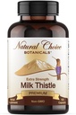 มิลค์ Thistle cload (80% ของ Silymarin Flavonoids) บวก Turmeric - 120 Capsuls