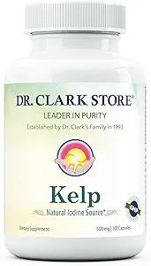 Dr. Clark Kelp Supplement, 500mg, 100 Capsules