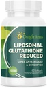 Liposomal Glutathione 2000 MG, Superior Absorption, Glutathione supplement with Hyaluronic Acid + Collagen Peptide + Resveratrol, Powerful Antioxidant, Health Aging, 60 count