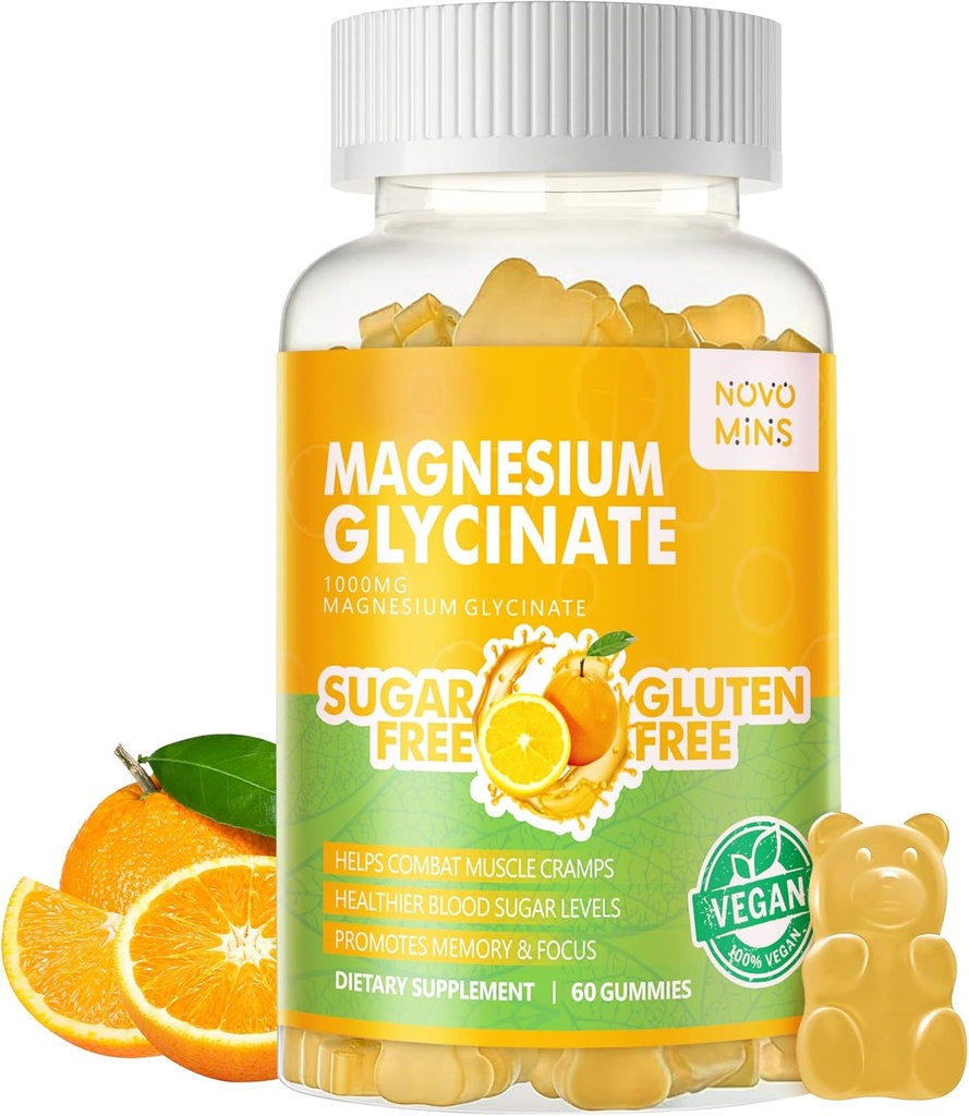 60 CT Magnesium Glycinat Gummis