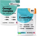 Complement Omega Complex " Essential Multivitamin Bundle - Comprehensive Vegan Nutritional Support for Optimal Health and Wellness