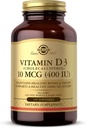 Solgar ויטמין D3 (Cholecalciferol) 10 MCG (400 IU), 250 Softgels - מסייע לשמור על עצמות בריאות ושיניים - תמיכה במערכת החיסון - Non-GMO, Gluten Free, חלב חינם - 250 משרתים