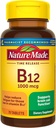 Nature Made Vitamin B12 1000 mcg, Dietary Supplement for Energy Metabolism Support, 75 Time Rilis Tablet, 75 Hari Supply
