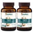 Himalaya USDA Organic Garlic Capsules-Herbal Garlic Supplements for Lipid Metabolism and Immune Support-Garlic Pills,Garlic Extract,Support Cholesterol Levels,Vegan,Non-GMO,1400 mg,120 Caplets