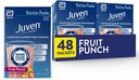 콜라겐 펩타이드, 아미노산, HMB for Wound Healing Support, Fruit Punch, 48 Packets를 포함한 Juven Therapeutic Nutrition 음료 분말