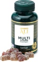 ALI Natural Multivitamin Gummies | 비타민 A, C, & Essential Nutrients의 유기농 일일 구미 | 면역 지원, 소화, 두뇌 및 비전 건강 | 글루텐 프리 | 젤라틴 프리 | 70 개