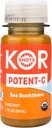 Kor Shots Sea Buckthorn i Baobab Shot - 1.7 Fl Oz - Pothent C - Superfoods Witamina C Shot - USDA Certified Organic