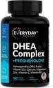 DHEA Micronized 200mg Kompleksi Pregnenolone 100mg Add for Men & Qadınlar üçün Ashwagandha, DIM, mühəndis, Boron, Kalsium , Çinko, Vitamin D3, C və B6 Hormon Support - ABŞ 90 Kapsüls