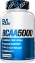 BCAA Amino rūgščių priedas vyrams - EVL 2: 1: 1 5g BCAA kapsulės postWorkout Recovery and Lean Estal Builder for Men - BCAA5000 šakotosios grandinės amino rūgštys Mitybos papildas - 30 Paslaugos