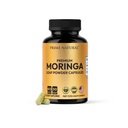 Moringa Powder Capsules - Pure Moringa Powder, Energy, Skin, Immune & Gut Health Superfood, Rich in Antioxidants, Essential Vitamins & Amino Acids, Natural Green Superfood Supplement - 60 Count
