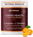 Tờ Fortune 5000mg L-Arinine Phụ phí Powder & 1000mg L-Citrulliine, High Potency Nitric Oxide Health Booster, Engence, Workoutance, Orange Flavor (20 phục vụ)