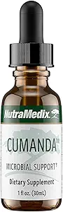 NutraMedix Cumanda Liquid Immune Support Supplement - Herbal Tincture to Promote Microbial, Digestive & Gut Health for Women & Men - Made with Huacapurana Tree Bark Extract (1oz / 30ml)