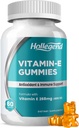 Vigata E Gòg 268mg 400 IU, Natural Watamina E Chewable suplementari per adults, dones i homes, Skin i Imne salut, Antioxidant, Orange Flavor, 60 comte