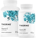 THORNE - Wellness Sche - Vitamin C & B12 - Destekler Kalp, Nerve, Immune ve Tound Health - 60 to 90 Servisler
