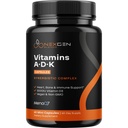 High Absorption ADK Vitamin Supplement - Vegan Vitamin D3 K2 MK7 & A for Calcium Regulation plus Bone Heart Thyroid & Immune Support - Vitamin ADK with 5000IU D3 Non GMO & Gluten Free (2 Months)