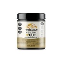 TERRA ORIGIN Healthy Gut Powder (Honey Lemon) | 30-Servings with L-Glutamine, Zinc, Glucosamine, Slippery Elm Bark and More!