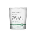Dr. Mercola Pure Power Organic Whey Protein - 20 g Protein - Supports Muscle Growth & Energy - Grass-Fed Whey Concentrate - 15 Servings (20.60 oz) - Original