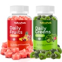 Superfood Fruits and Veggies Gummies (120 Chews), 12+ Superfruits & 30 Veggies, Fruit & Herbs, Fruit and Vegetable Vitamins, Non-GMO, Pectin-Based, Gluten-Free
