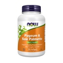 NOW Foods Pygeum & Saw Palmetto 120 Softgel (Pack of 2)